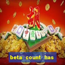 beta count has changed pt br